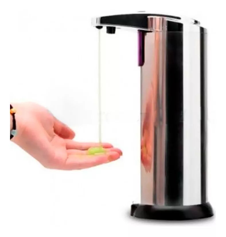 Dispensador de Jabón Manos Libres de 250ml Acero Inoxidable