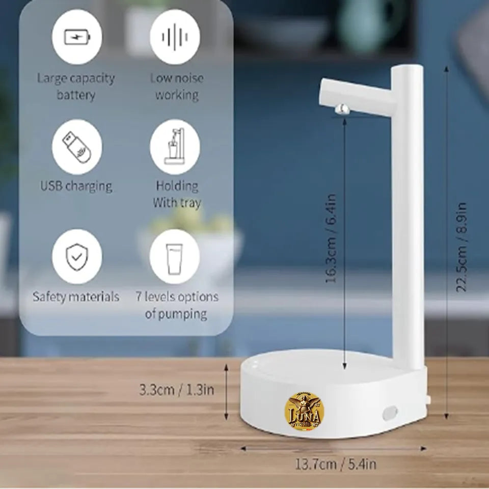 💧Dispensador de Agua Eléctrico Recargable USB | Comodidad y Estilo al Instante
