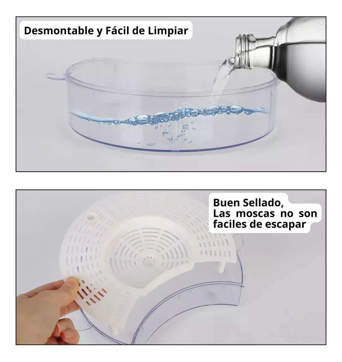 Trampa Atrapa Moscas Electrico USB Automatico