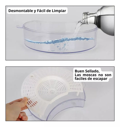Trampa Atrapa Moscas Electrico USB Automatico