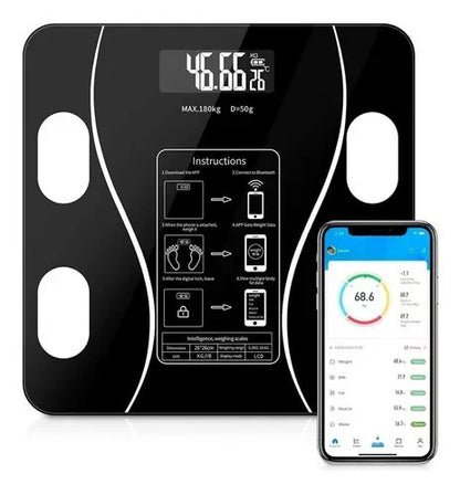 Digital Bascula Electronica Bluetooth LCD Inteligente