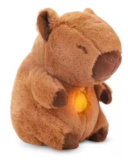 Peluche Capybara Respira y Suena 25 Cm Capibara en Felpa Suave