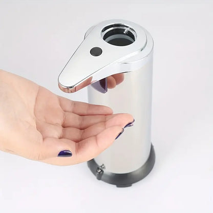 Dispensador de Jabón Manos Libres de 250ml Acero Inoxidable