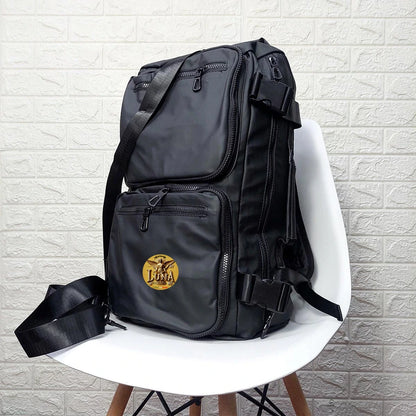 Mochila Bolso Maleta Impermeable Negro Multifuncional Viajero