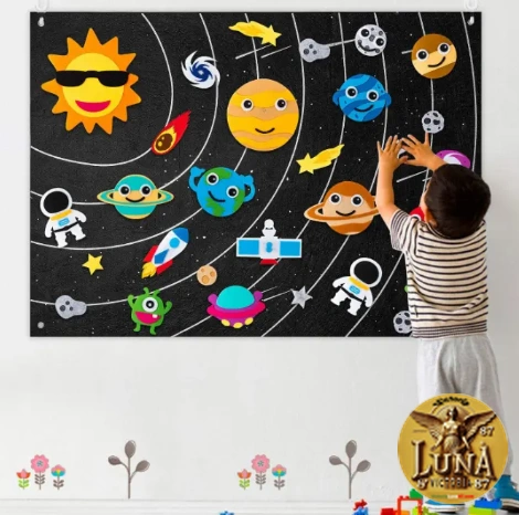 Sistema Solar Tablero Interactivo para Niños